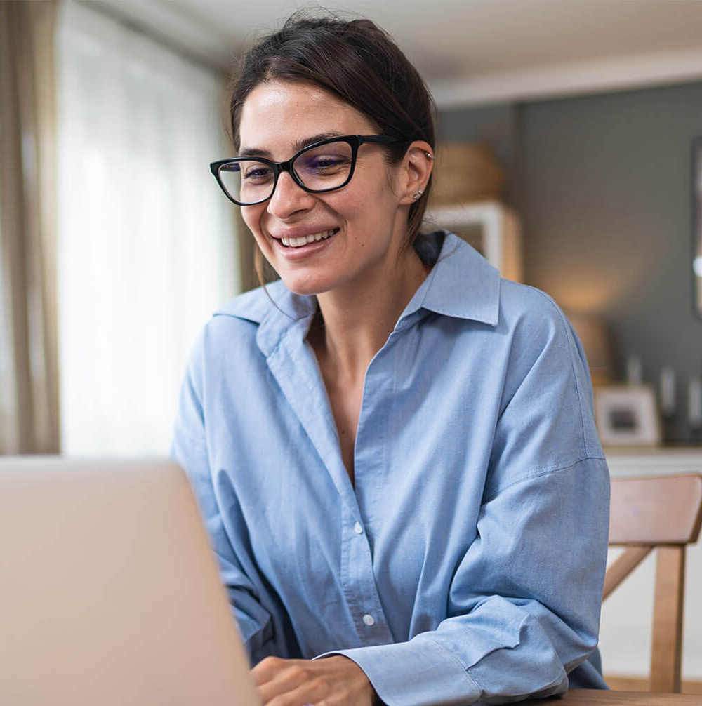 Telemedicine. Young woman doctor working at home office