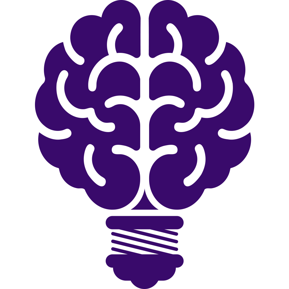 an icon that represents innovation, ideas, or intelligence