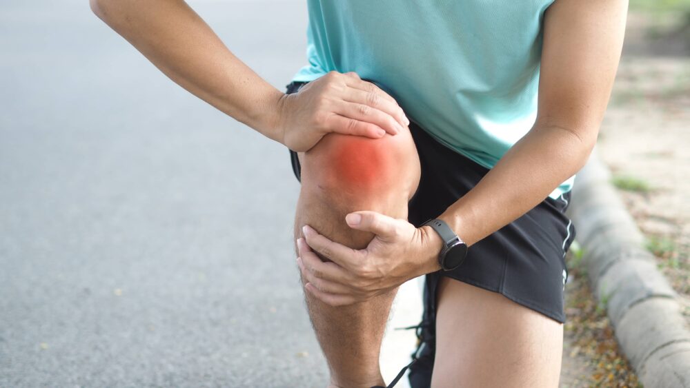Man suffering from Knee pain, Joint pain, Arthritis and osteoarthritis