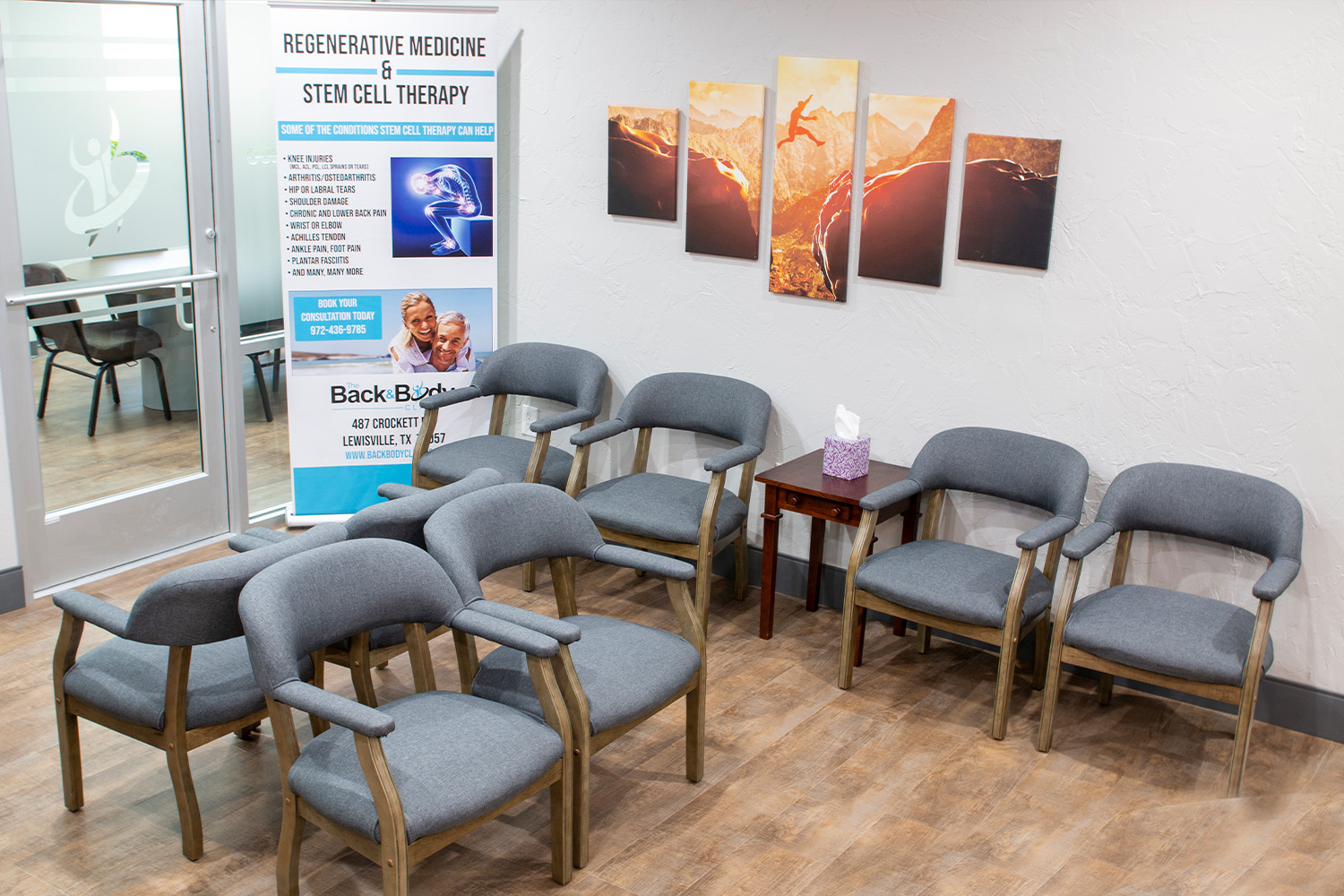 BBC Health waiting area