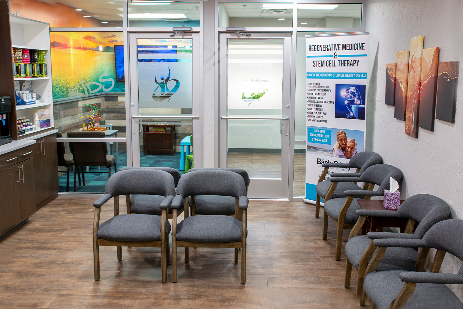 BBC Health waiting area