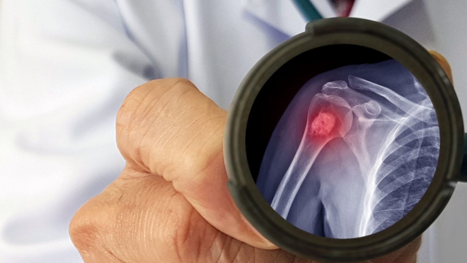 Doctor holding stethoscope