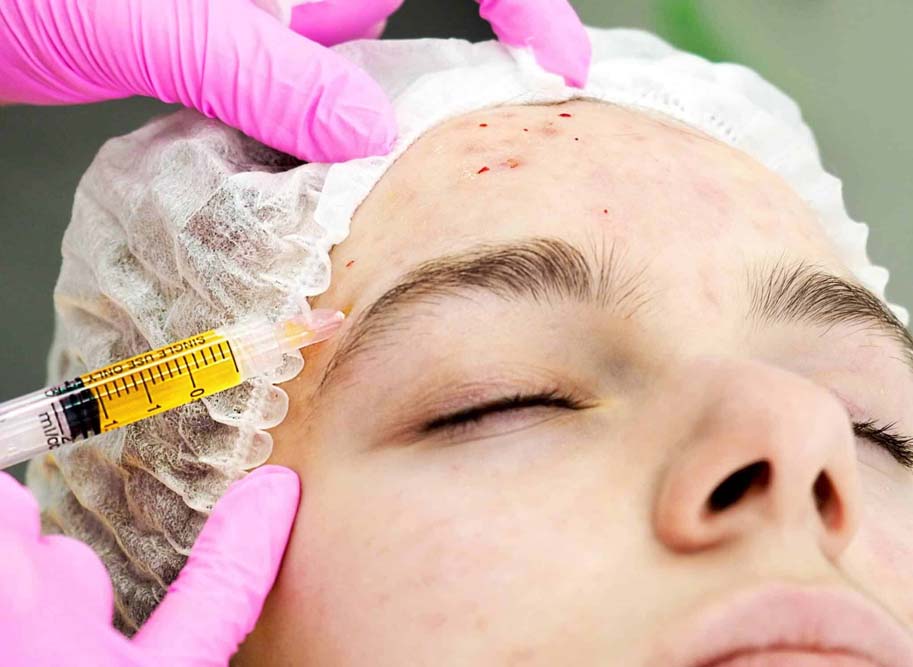 Woman getting Laser Treatment