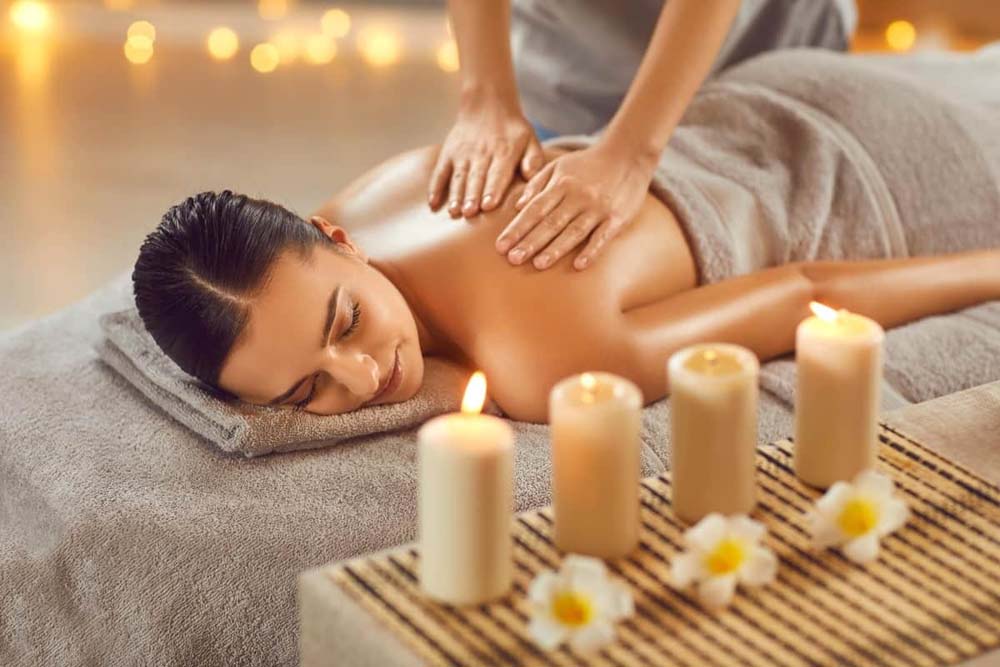 Woman getting Body Therapy Massage treatment