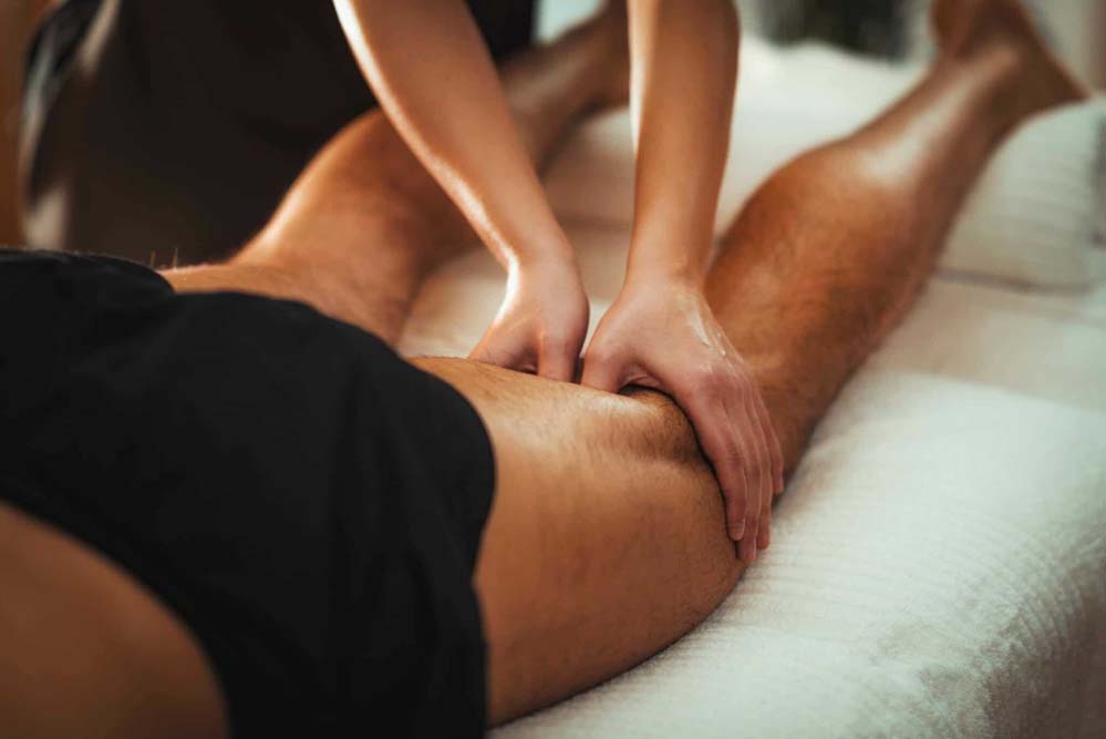 Man getting Full Body Therapy Massage