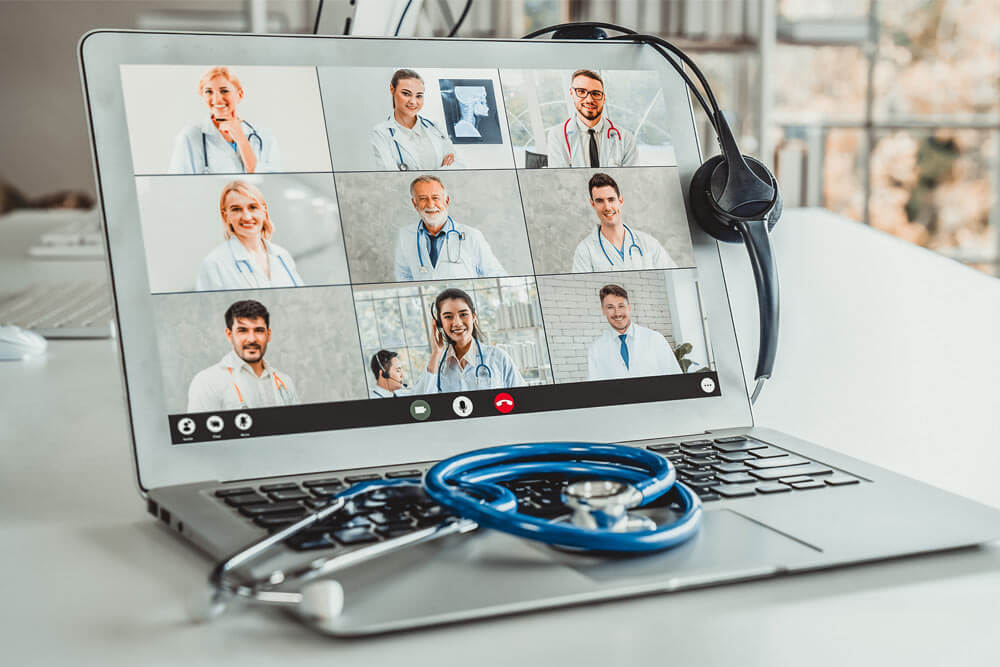 Telemedicine service online video call for doctor